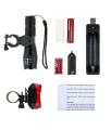High-Intensity Zacro 1000 Lumen T6 LED Flashlight – Premium Metal Torch, Water-Resistant & Super Strong Telescopic Zoom, 5 Lighting Modes, Tactical Design for Camping, Hiking, Emergencies & Outdoor Adventures – Dual Powered Rechargeable 18650/ AAA battery. 
