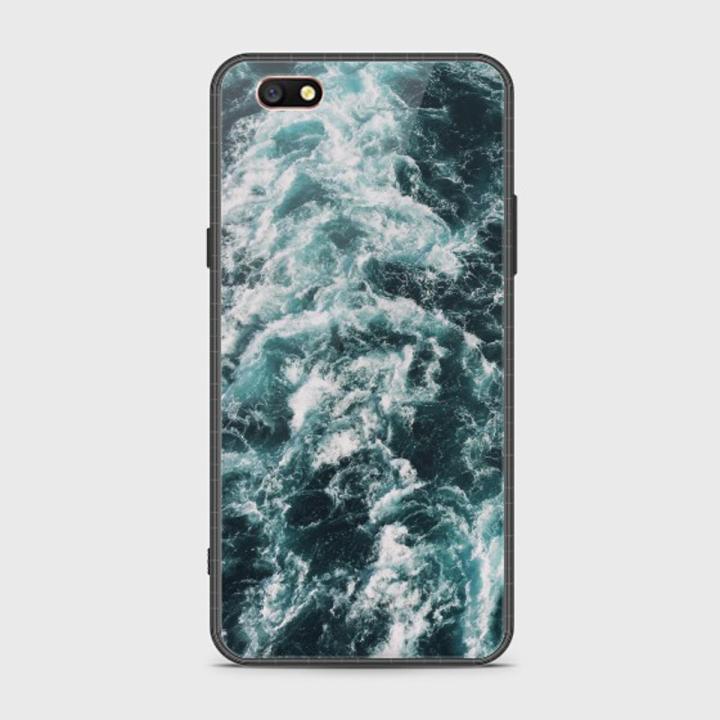 Oppo A77 Cover - SkinLee HQ Infinity Glass Case (Soft) - Ocean - SKINLEE-265-1-859-113