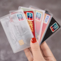 ATM Card Pouches Imported, PVC card pouch, Id card cover, card holder  - Pack of 10 pcs. 