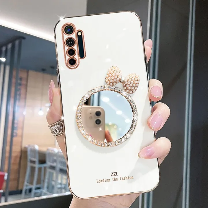 Maitus%20for%20Realme%20XT%20Back%20Cover%20Luxury%206D%20Plating%20Square%20Bumper%20Shiny%20Bowknot%20Makeup%20Mirror%20Soft%20Silicone%20Girls%20Cases%20Full%20Protection%20Mobile%20Phone%20Case%20-%20Image%204