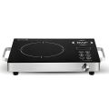 RAF Infrared Cooker Electric Stove 3500W | Single Burner Hot Plate for Kitchen | Digital LED Display | High Power Rapid Heating | Low Voltage Cooking Stove | Wood Finish Electric Cooktop | 1 Year Warranty | Easy Clean Infrared Stove. 