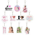 Melanie Martinez Key Chain Key Ring Keychain for Accessories Bag Acrylic Sunny Pendant Melanie Martinez Keyring Chains Jewelry F. 