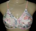 Pack of 4 Thin Strap Cotton Bras - Assorted Colors & Adjustable Sizes (30-42). 
