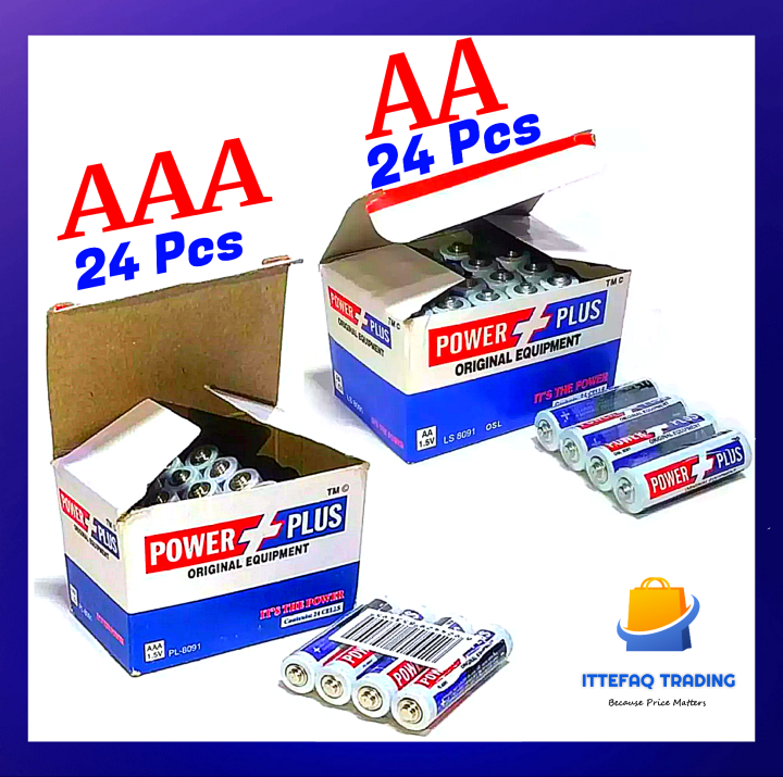 Orignal Equipment Heavy Duty Cells AA & AAA Size (24+24 Pieces)