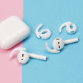 50/10 pairs Apple Airpods Ear Hooks Covers Holders Anti-slip Wings Ear Covers Ear Grip Tips Caps Anti-scratch Soft Silicone Sport. 