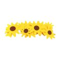 Artonic Fomic Sheet Sun Flowers Length for Craft Pegs, Paper, Photo, Message Cards and Decoration Yellow Color Size 38.5 x 4.7 Inches. 