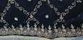 Winter Dark Blue Velvet Shawl ladies woolen Shawl velvet shawl. 