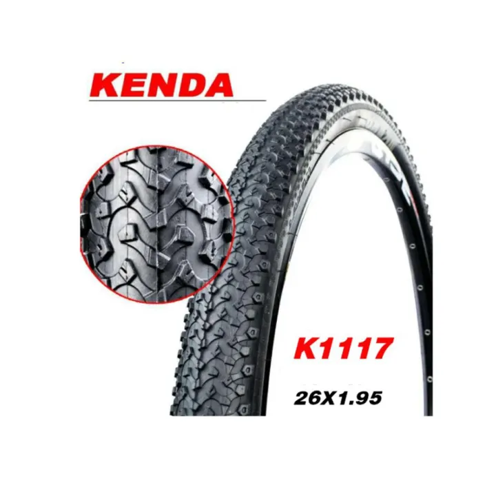 1pc KENDA High Speed Bicycle Tire K1177 Steel Wire Tyre 26 Inches 26*1.95 Drainage Non-slip Mountain Bike Tires Parts