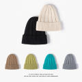 Teens Trend Cap Stylish Beanies Cool Headgear For Teens Unisex Hip Hop Hat Solid Color Knitted Hat Fashion Knit Hat Street Style Winter Hat. 