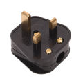 13 Amp 230V UK 3 Pin Heavy Duty Rubber Body Rewirable Plug. 