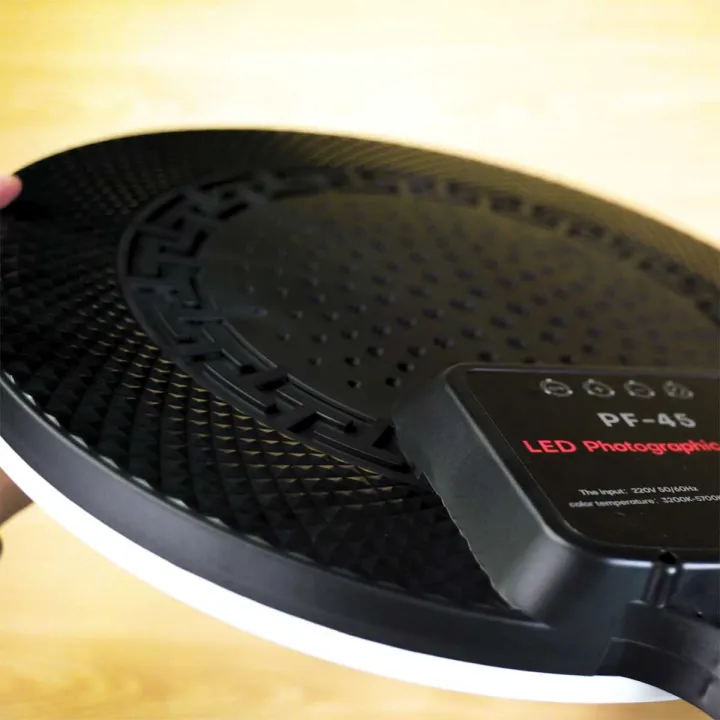"PF-45%20Premium%20LED%20Ring%20Light%20with%20Adjustable%20Stand%20for%20YouTube%20Videos,%20Live%20Streaming,%20and%20Photography"%20-%20Image%204