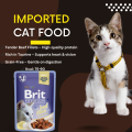 Brit Premium - Jelly (Fillets Delicate Meat) - Cat Food - with Trout Fillets for Adult Cats - 85g. 