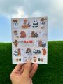 We Bare Bears Aesthetic Cute Journal Sticker Sheet. 