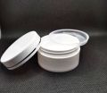 Empty Plastic Containers for Makeup etc. 30 Gram White / Refillable Empty Jars for Cosmetics Cream Pot Jar. 