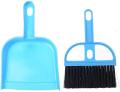 2in1 mini Broom and Dustpan Set Dust Pan with Handle Cleaning Brush Broom Floor Sweep. 