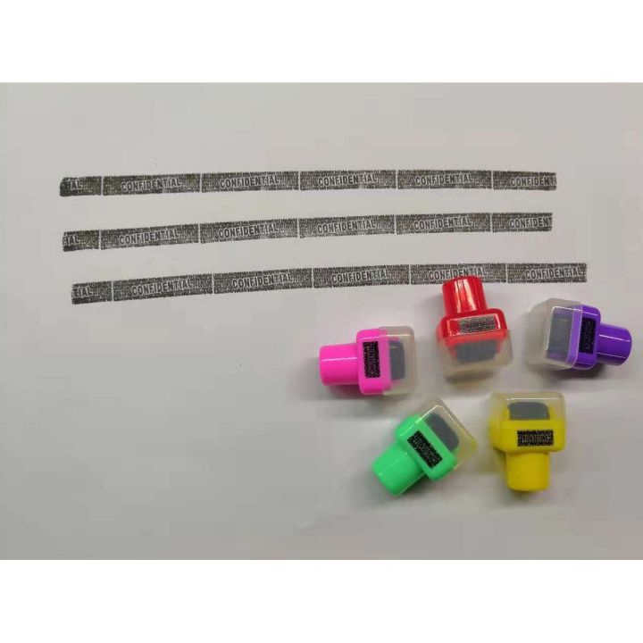 Pack of 3pcs of Roller stamp (Confedential)