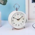 Colorful Hands Alarm Clock Vibrant Color Retro Alarm Clock with Night Light Accurate Quartz Movement Metal Hanging Ring Southeast Asian Buyers' Favorite Analog Alarm Clock for Bedroom. 