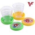 Pack of 2 Portable Folding Collapsible Magic Cup Folding Glass. 