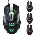 X900 Macro Definition Gaming Mouse  software control 7-Key USB Wired Mouse 3200dpi 4-Level Adjustable Optical Gaming Mouse for Home Office. 