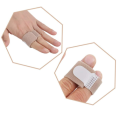 1 piece Broken Toe Wraps, Improved Hammer Toe Cushion Bandages, Toe Buddy Separator Splint for Overlapping, Bent, Crooked Toe Pain Relief - Temporary Toe Straighteners. 