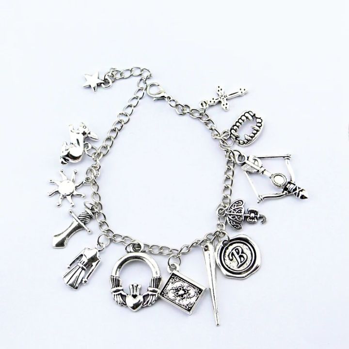 Popular TV Buffy the Vampire Slayer Charms Bracelets Fashion Alloy Hand Jewelry for Fans Women Men Gifts