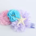 Girls Pastel Ariel Mermaid Tutu Dress Under the Sea Theme Birthday Party Costume with Flower Headband Ocean Flower Dresses 1-12Y. 