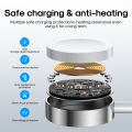 JOYROOM S-IW003S 2.5W Magnetic Wireless Charger for Apple Watch Series 1-8 & Ultra, Cable Length: 0.3m. 
