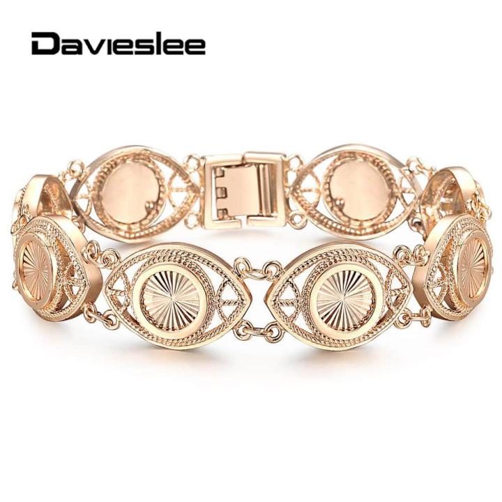 【beauty code】6 Styles 585 Rose Gold Color Bangle Bracelet for Girls Cut Out Carved Vine Shaped Fashion Jewelry DCBM01