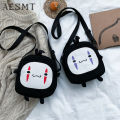Grim Teiousx Anime Cute No Face Man Plush Bag Hayao Miyazaki Messenger Bag for Kids Adults Kawaii School Bags Unisex. 
