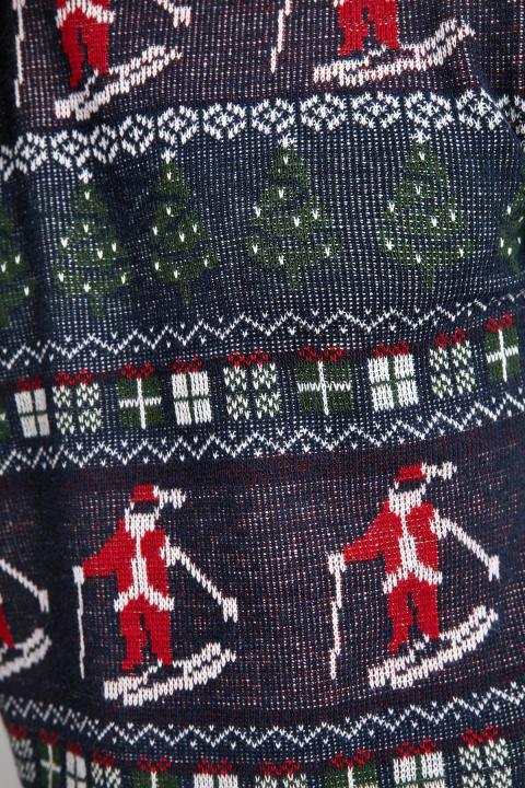 Trendyol%20Collection%20Navy%20Blue%20Men's%20Jacquard%20Christmas%20Themed%20Sweater%20TMNAW20KZ0780%20-%20Image%205