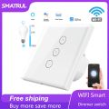 SMATRUL - WiFi Smart Switch - Light Dimmer Switch - Voice Control/APP Control - for Tuya Alexa Google Home. 