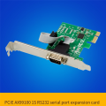 Expansion Card ST328 PCIe X1 AX99100 1S DB-9 Pin RS232 Industrial COM Port Multi-Function Convenient Expansion Card Durable Easy to Use. 