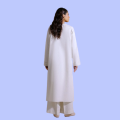 pearl white solid colour dress for women  summer collection in lawn and winter in cotton,Stylish Solid CO-ORD Stitched 2pc Dresses  in shalwar kameezor Women & Girls | Affordable & Trendy Ready-to-Wear Outfits. 