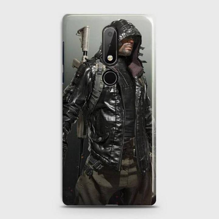 Nokia 6.1 Plus Cover Pubg  Man character Hard Cover- Design 3 Case