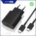 Samsung_25W Super Fast Charger With USB Type-C to Type-C Cable | PD Charger For all Mobile Phones and Samsung phones. 