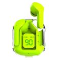 Air 31 Earbuds Wireless Crystal Transparent Bluetooth 5.3 Ear buds Wireless Headset Transparent Charging Case Heavy Bass Stereo Earphones Noise Reduction Sports Headset with Microphone Waterproof Headphone LED Digital Display. 