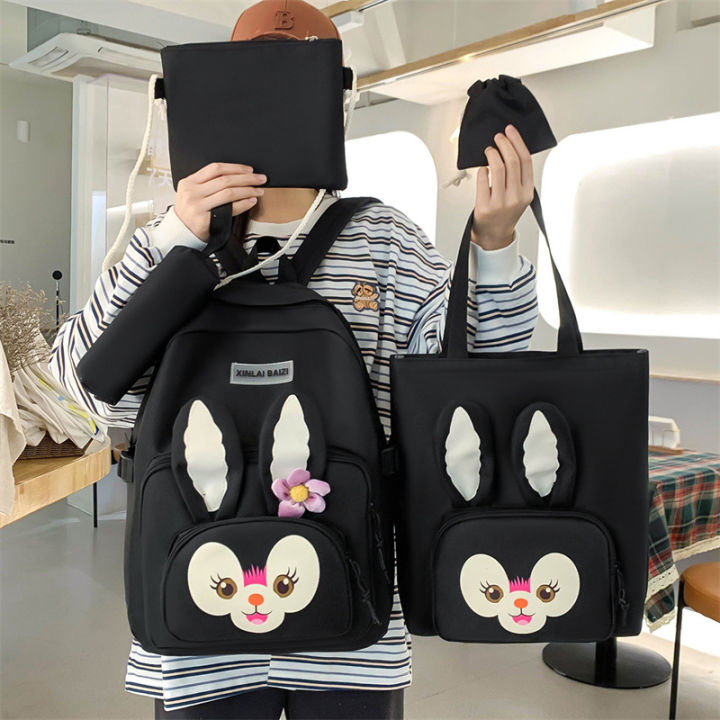 EFASHION%202023%20GirlsLaptop%20Backpack%204%20Pcs%20Set%20unique%20design%20%20School%20Bags%20For%20Teenage%20Girls%20College%20Student%20Kids%20BookBag%20-%20Image%203