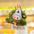 SF labubu [Clothes Only] Little Star Little Apple Christmas Small Head Set Series 5cm Pendant Blind Box Raab Doll Clothes. 
