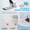 Stapler Machine Heavy Duty 23/24 (240 page staple capacity) Heavy Duty Stapler Machine Stapler Machine for Book Binding. 