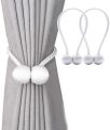 1PCS Pearl Magnetic Curtain Clip Curtain Holders Tieback Buckle Clips Hanging Ball Buckle Tie Back Curtain Accessories. 