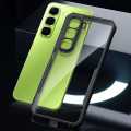 Infinix Hot 60I  ipaky Protecticve Anti-Shock Clear Transparent Case Cover - Black. 