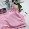 Teen Girls Cotton Padded Sports Bra (Age 8–15) | Soft, Breathable, Wire-Free Vest Top | School, Sports & Daily Wear. 