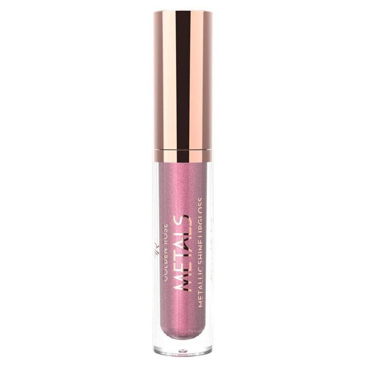 Golden Rose - Metals Metallic Shine Lip Gloss - Glossy Lip Gloss - Lip Gloss for Girls - Lip Gloss For Shine - Multicolor Lip Gloss