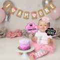 Baby Girl Theme Birthday Props 10Pcs Baby Girl Birthday Decoration Items | Baby Girl Props for Kids Baby Girl Theme Birthday Decorations Birthday Photobooth Props for Kids by Karachi Decor. 