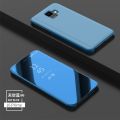 Samsung Galaxy J6 Luxury Glass Mirror Flip Case | Transform your phone into a stylish statement piece with complete 360° protection.. 