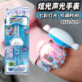 Kawaii Sanrio Kuromi Watch Cinnamoroll Hello Kitty Music Silicone Strap Children Wrist Watch My Melody Watch Kids Birthday Gifts. 