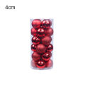 24Pcs/Set Christmas Balls Nordic Style Decorative Hanging Design Seasonal Decorations Christmas Ball Set for Xmas Tree. 