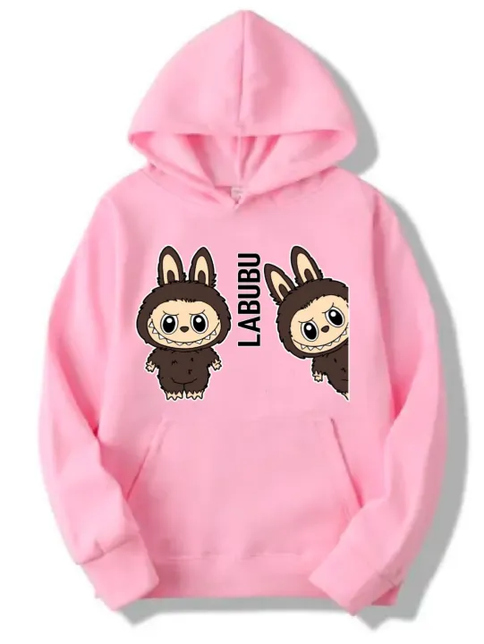 Labubu%20Printed%20Girls%20and%20Women%20Printed%20Kangaroo%20Hoodie%20with%20Drawstring%20Pocket,%20Long%20Sleeve,%20Winter%20Wear,%20Export%20Quality%20-%20Image%205