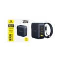 Baseus 140W GaN Fast Charger, EnerFill FH11 (3*USB-C PD + 1*USB-A) Compact Adapter. 