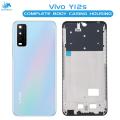 Vivo Y12s Housing Middle Frame With Side Button and Camera Lens Complete Body Casing Replacement For Y12s - Blue. 